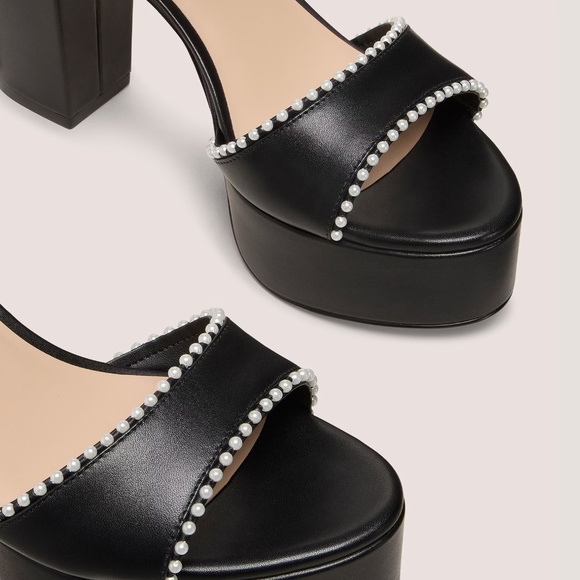 DANCER PEARL PLATFORM SANDAL  8 NEW - Picture 3 of 3